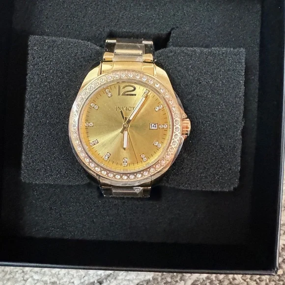 Invicta Angel Unisex Watch - 38mm, Gold